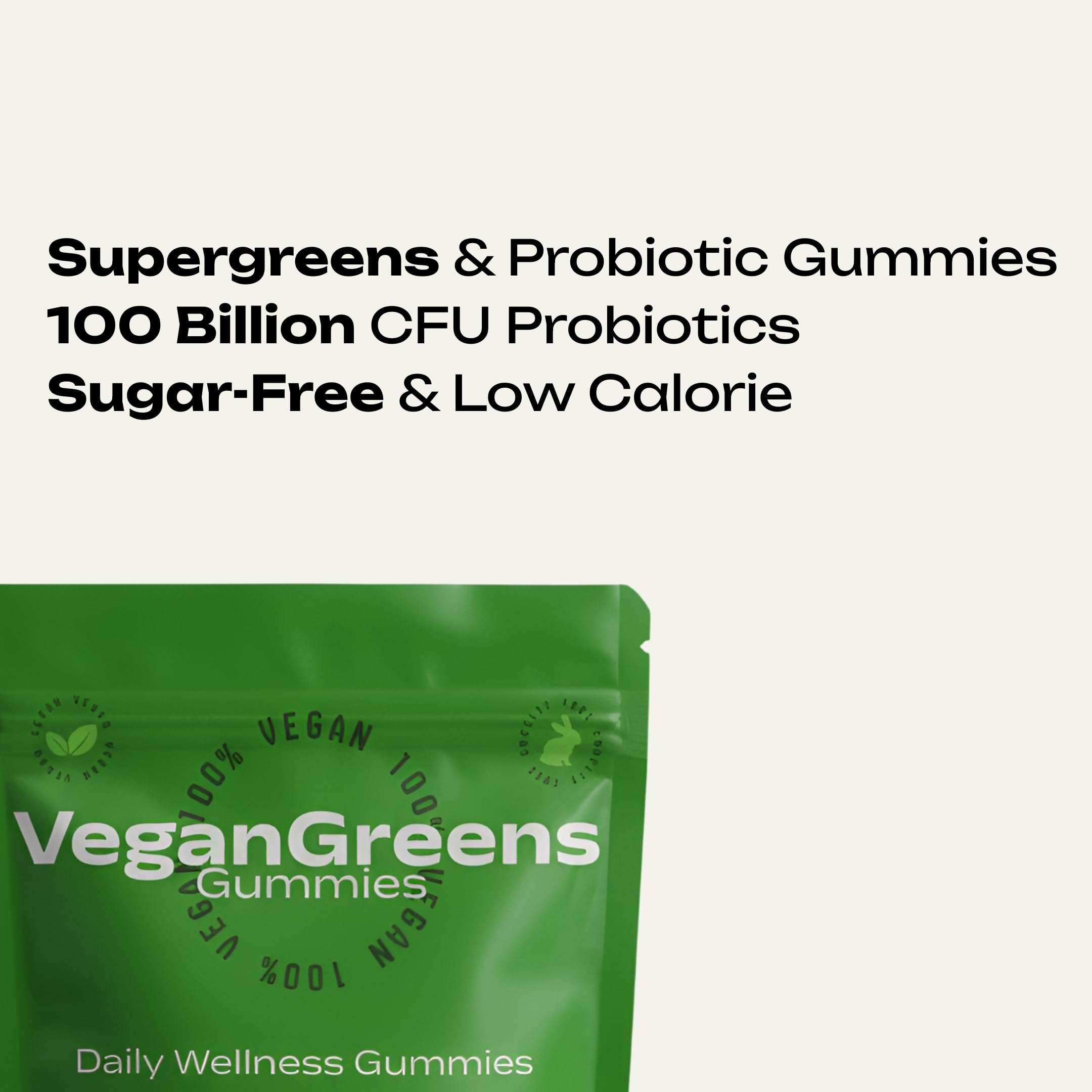 Probiotiques VeganGreens, soutien digestion et équilibre intestinal.