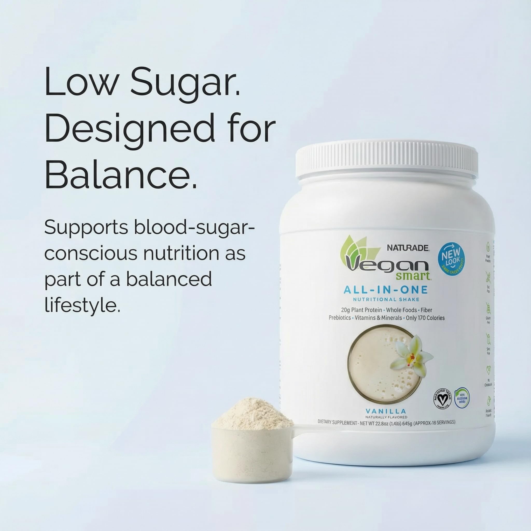 Enzymes digestives dans le Vegansmart Naturade favorisant l'absorption