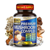 Vegatot montre la bouteille champignons 10 en 1 pour concentration quotidienne.