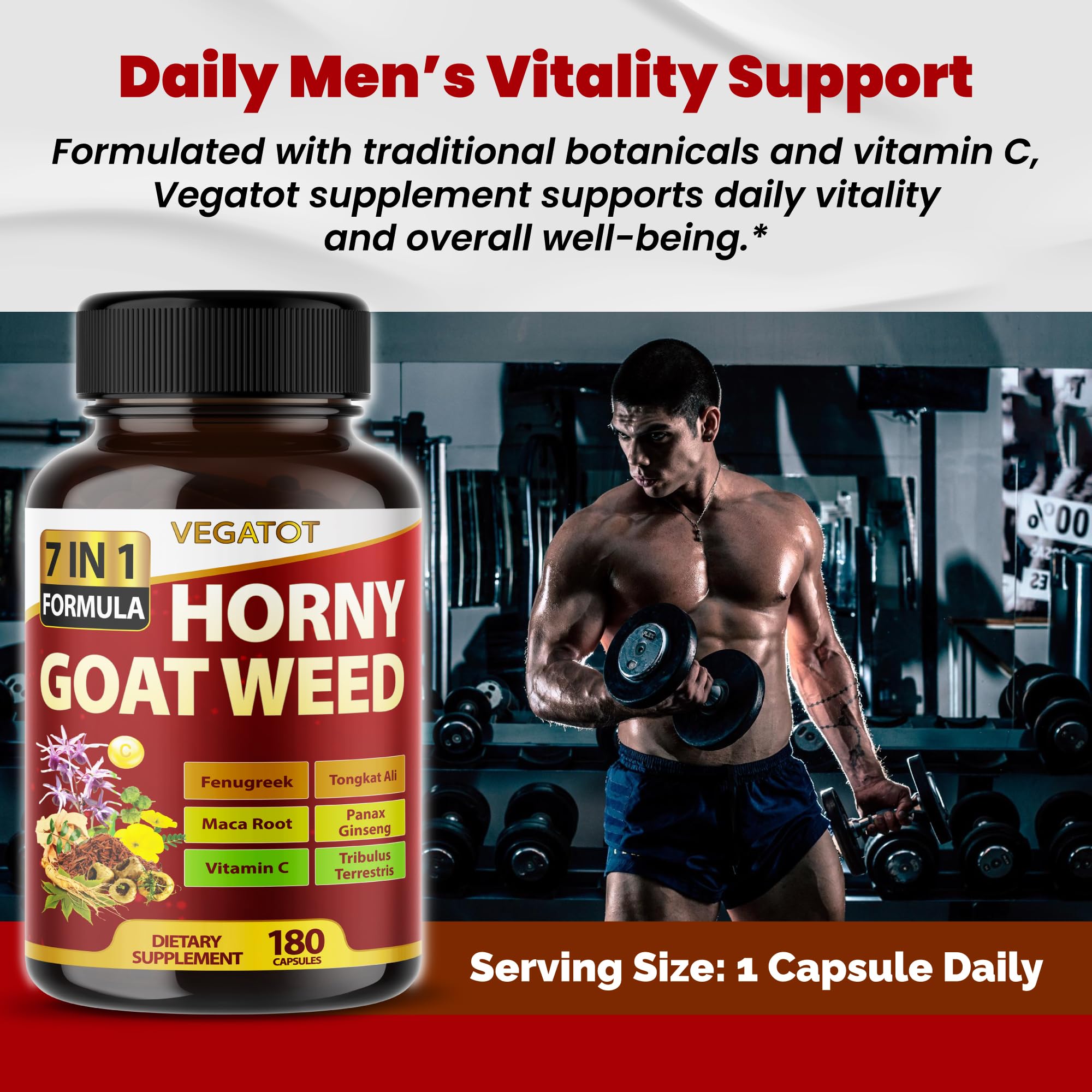 VEGATOT – Capsule yohimbine, soutien à l’endurance et à la performance.