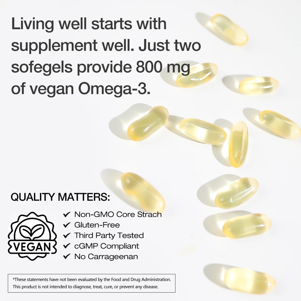 VEGEPPOWER DHA algue – emballage avant, solution durable