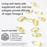 VEGEPPOWER DHA algue – emballage avant, solution durable