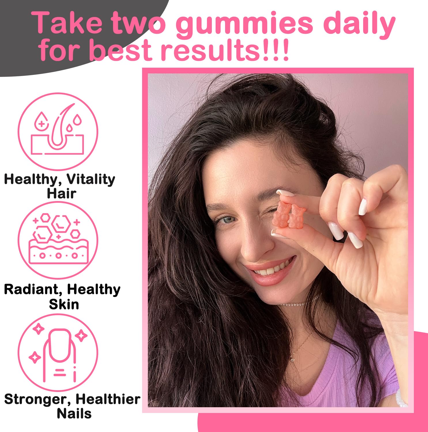 Formule VEGEPOWER avec vitamines et zinc pour beauté générale