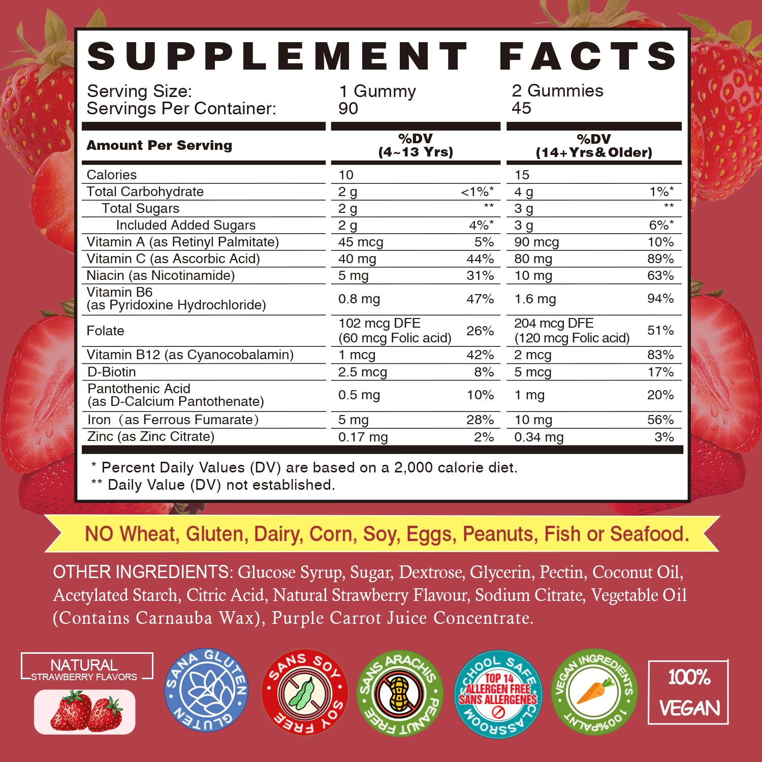 Formulation vegan et non-GMO des gommes VEGEPOWER.