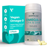 VEGETOLOGY Oméga-3 capsules — soutien cerveau et vision au quotidien.