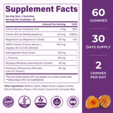 VEGETUSMAX Gommes Vitamine B6 : soutien métabolique et énergie légère.