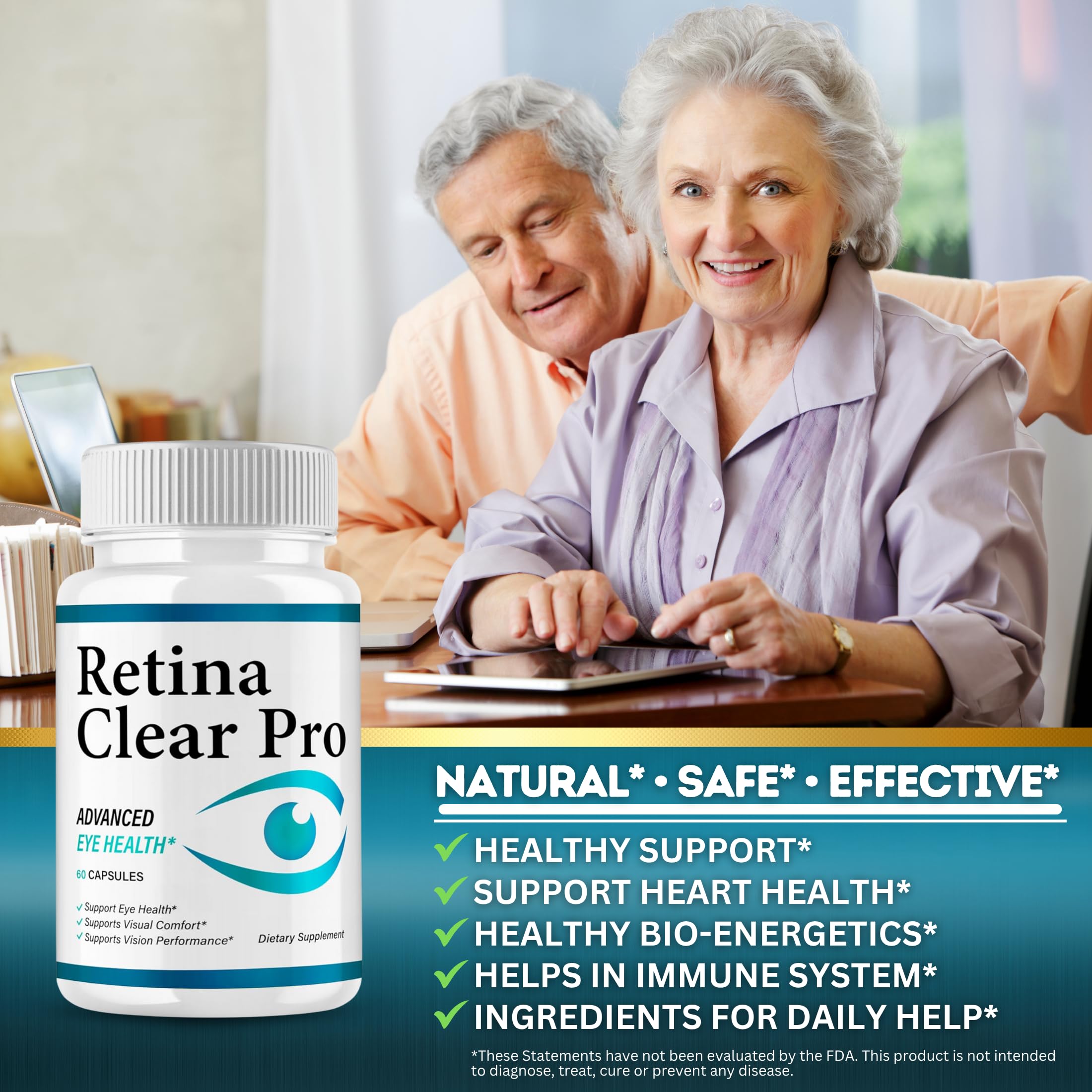 VegHerbs Retina Clear Pro – gelules translucides, formulation premium pour le confort visuel.
