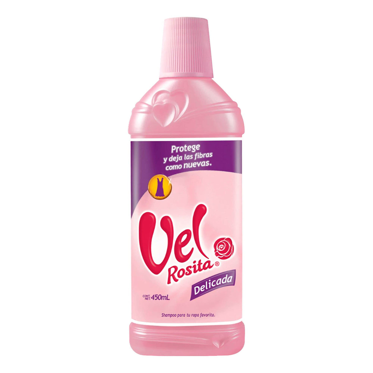 Vel Rosita Delicada – bouteille détergent linge, fibres délicates et parfum frais.