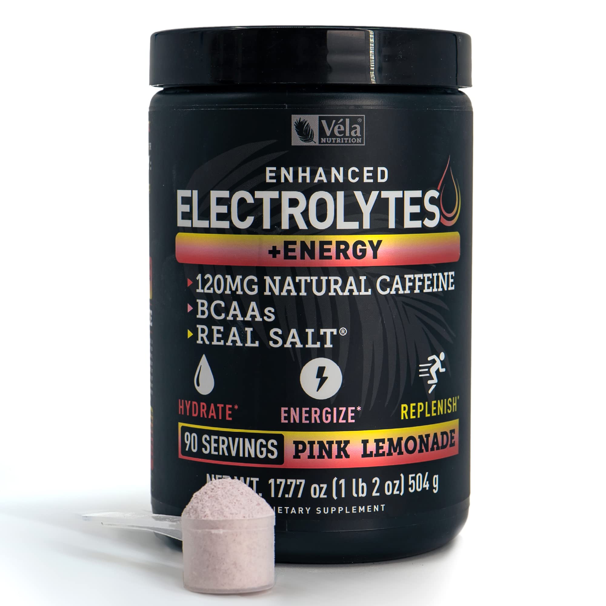 Véla Pre-Workout: étiquette détaillée avec informations nutritionnelles et ingrédients.