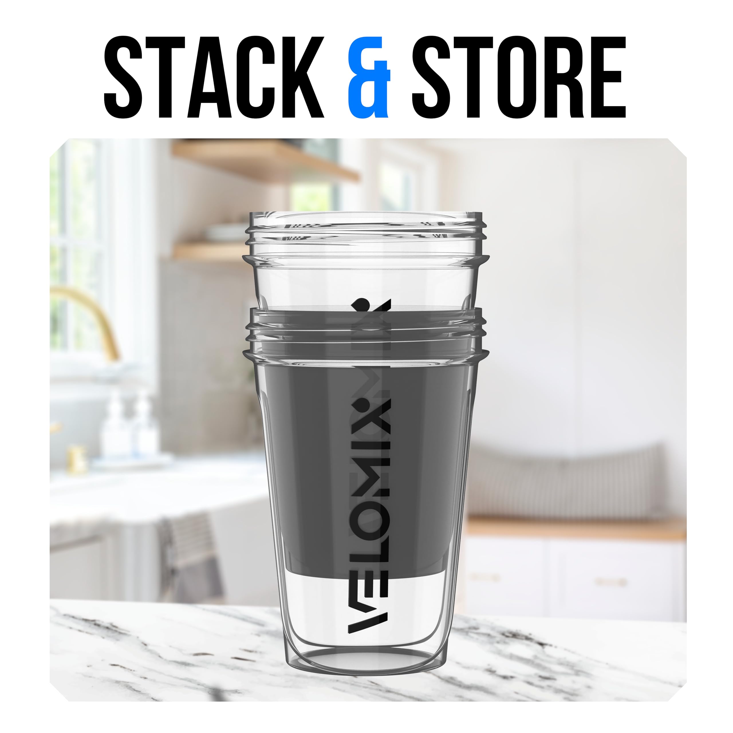 Gourde VELOMIX 20oz pack de deux pour sportif et duo d entraînement.