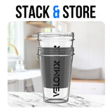 Gourde VELOMIX 20oz pack de deux pour sportif et duo d entraînement.