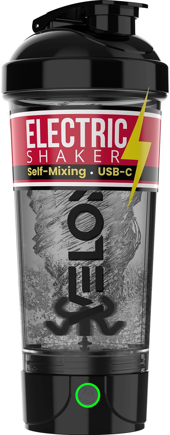 VELOMIX Bouteille électrique 24oz, mélange rapide et sans effort.