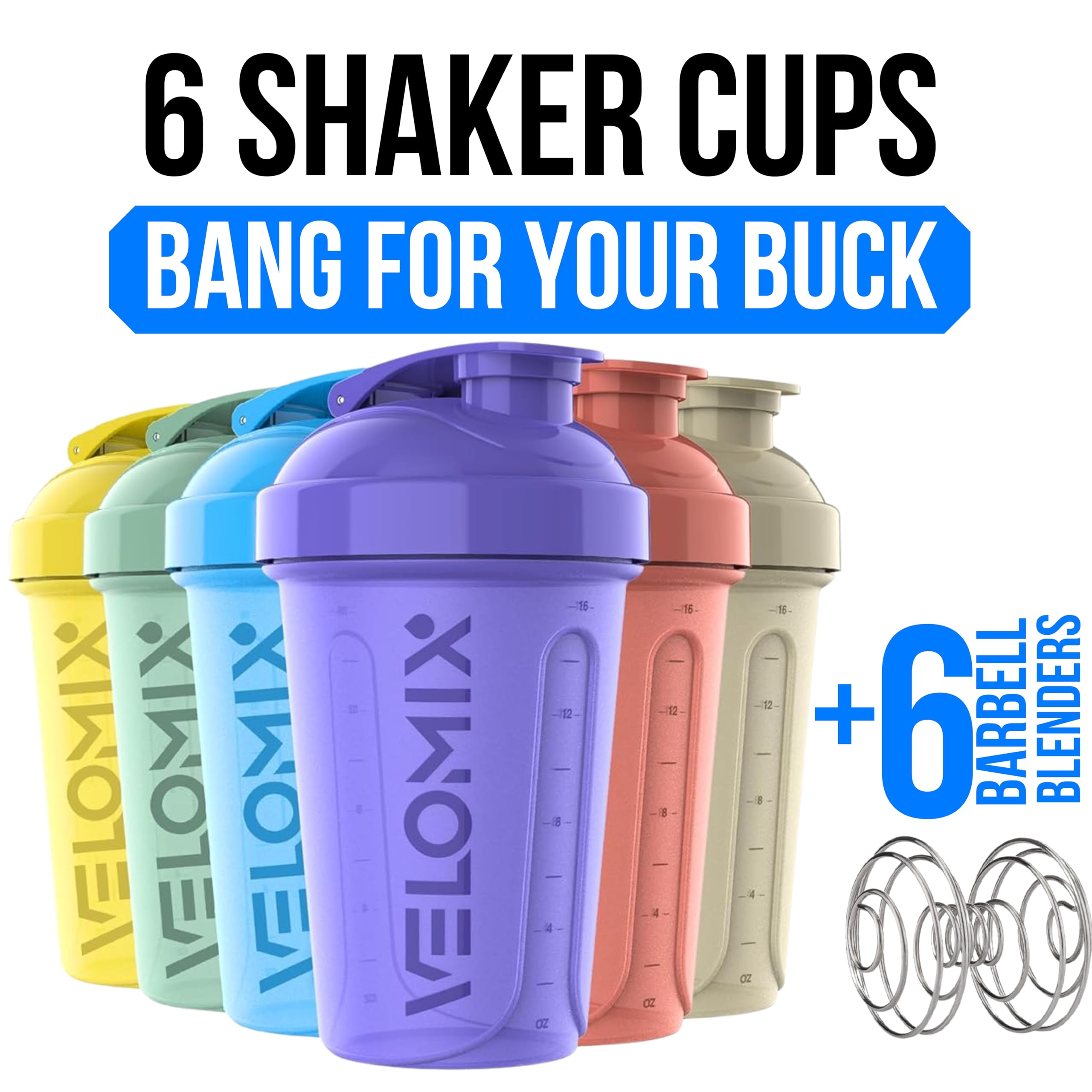 VELOMIX shaker 20 oz facile a nettoyer apres l entraînement