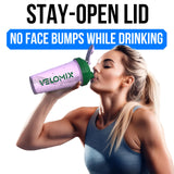 VELOMIX bouteille shaker 28oz pret-a-lutilisation facile à remettre en service