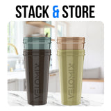VELOMIX Bouteille shaker: porte-gobelet compatible voiture pour trajets.