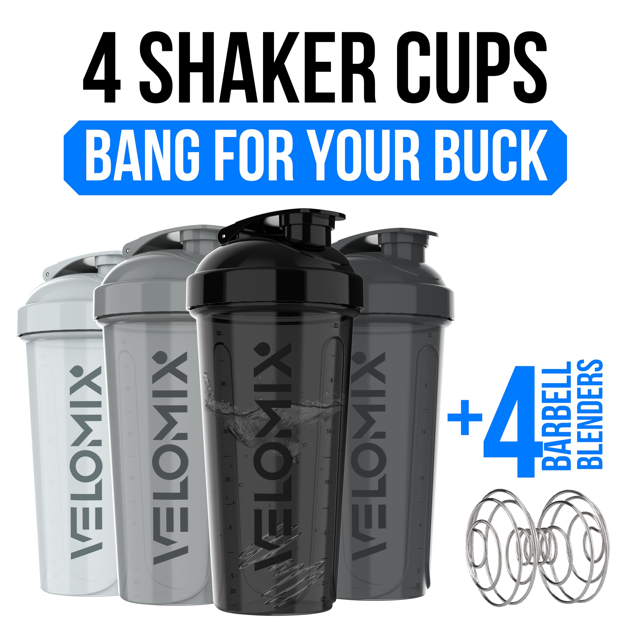 Shaker VELOMIX sans BPA et sans BPS, sécurité des préparations.