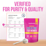 VELOMIX Créatine pour femmes – ingrédient unique et pur sans compromis