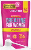 VELOMIX Créatine pour femmes – poudre pure pour énergie musculaire durable