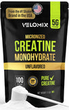 VELOMIX créatine micronisée – poudre facile à mélanger pour votre routine.