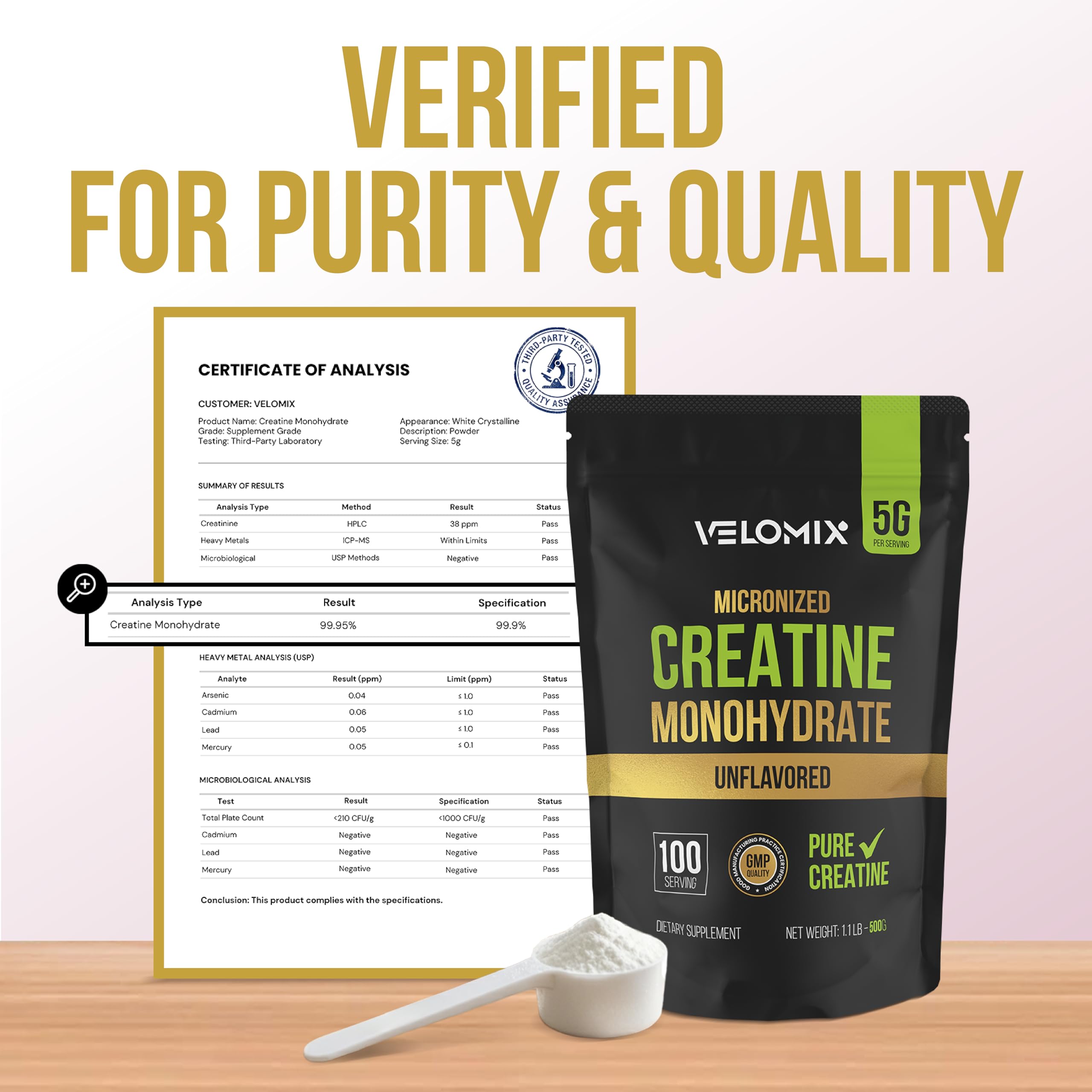 VELOMIX créatine monohydrate – solution pratique pour l’entraînement quotidien.