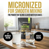 VELOMIX créatine monohydrate sans goût – idéale dans eau ou jus.