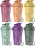 VELOMIX ensemble de 6 bouteilles shaker protéine, pratique et sans fuite.