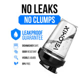VELOMIX gourde anti-fuite idéale pour voyager sans fuites lors des shakes.
