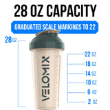 VELOMIX pack-bouteilles-shaker durable pour une utilisation quotidienne et sportive