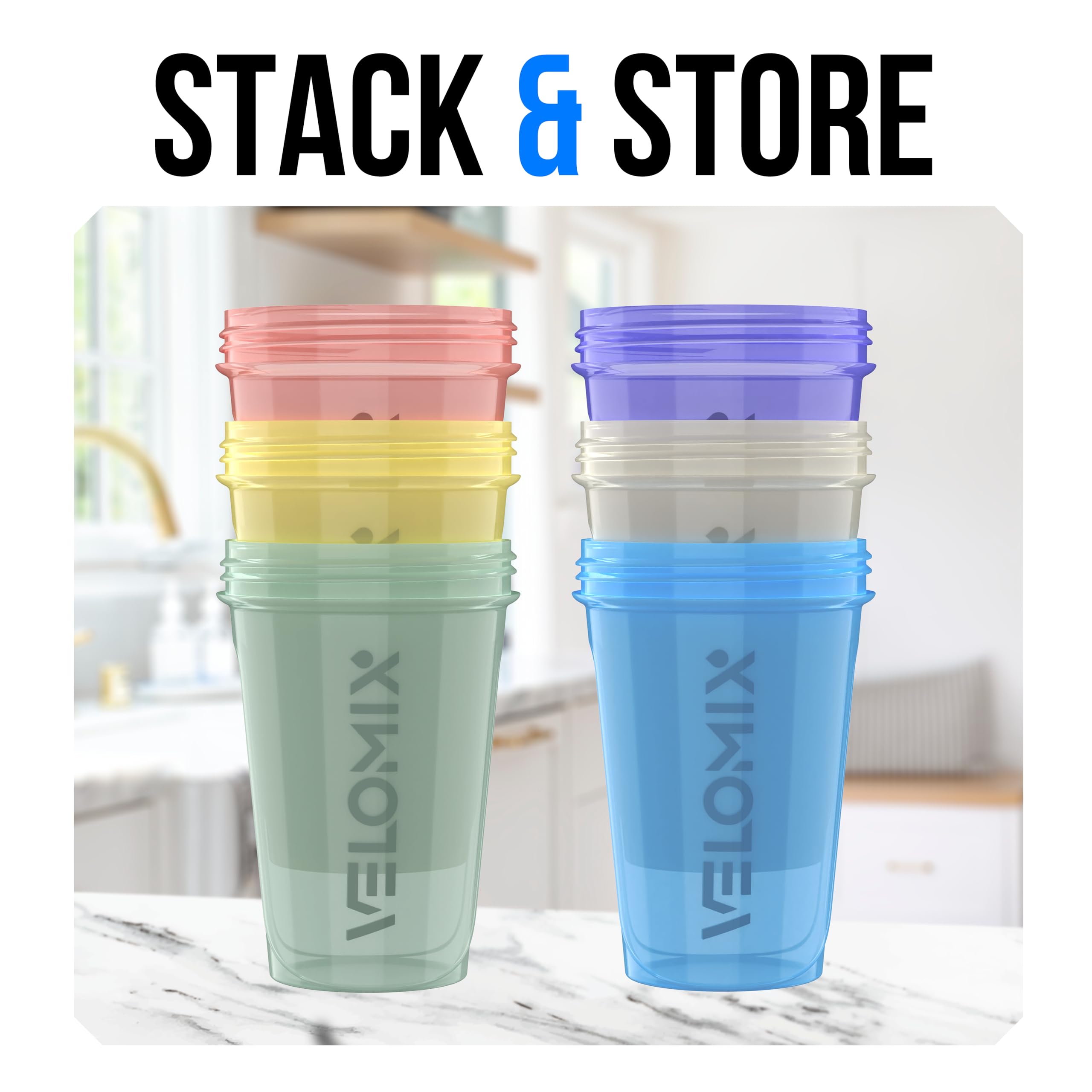 VELOMIX shaker pratique en déplacement bureau et sport