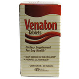 Venaton: flacon et tablettes, pratique pour la santé des jambes.