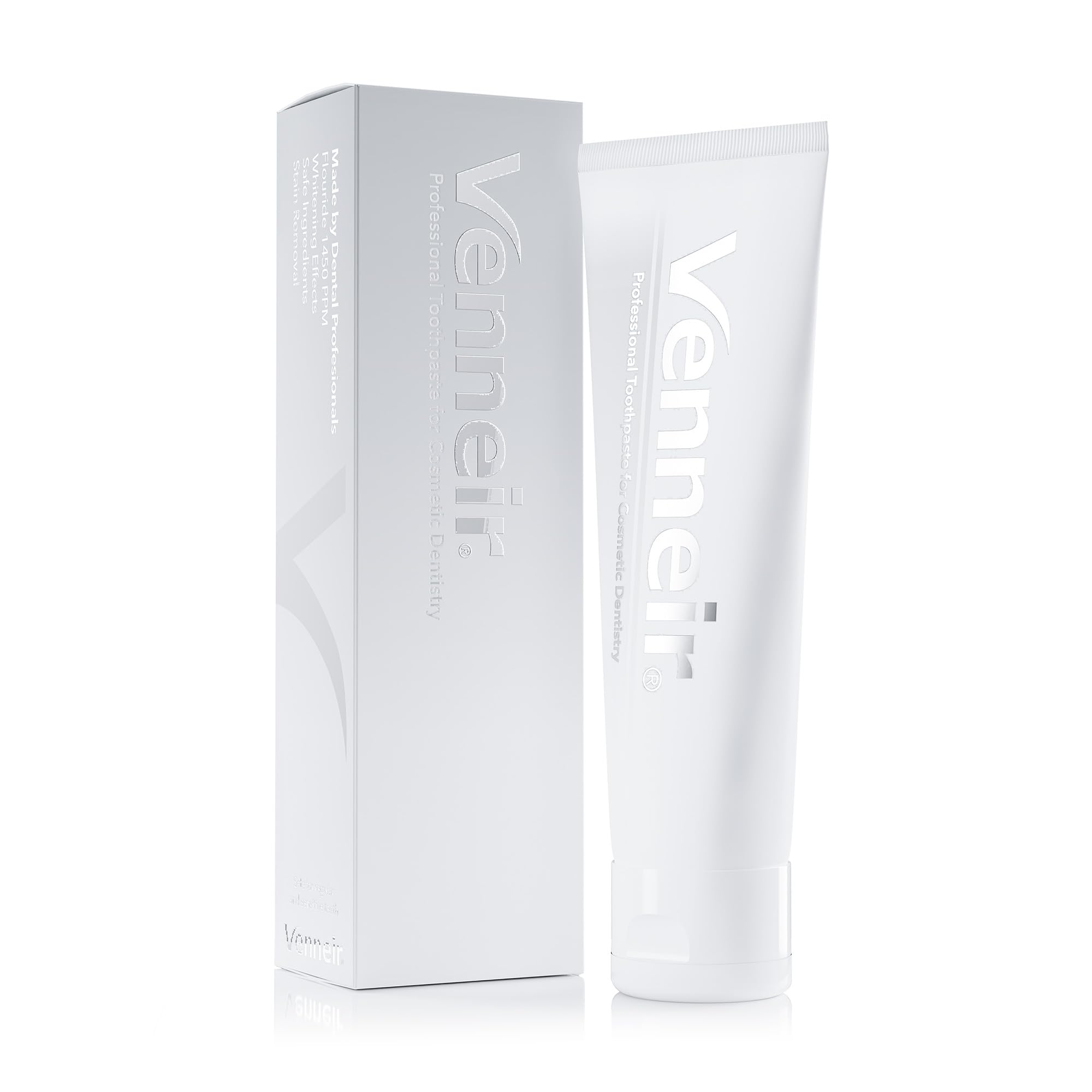 Venneir dentifrice professionnel emballage: soin ciblé pour restaurations et couronnes.