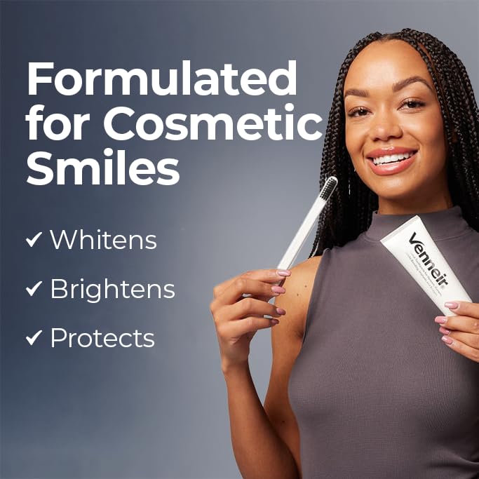 Venneir dentifrice professionnel sans abrasif: soin doux pour dents sensibles.