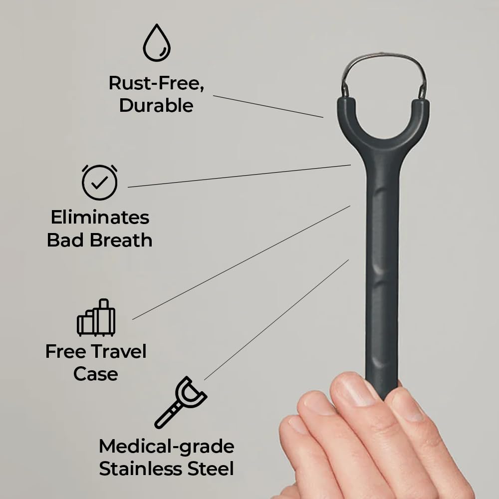 Venneir Oral Glide Pro avec étui silicone pour hygiène en déplacement.