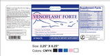 Tablettes VenoFlash Forte sur fond clair, révélant la dose et le format.