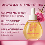 Texture crème rosée du sérum Venrock pour hydratation ciblée et agréable.