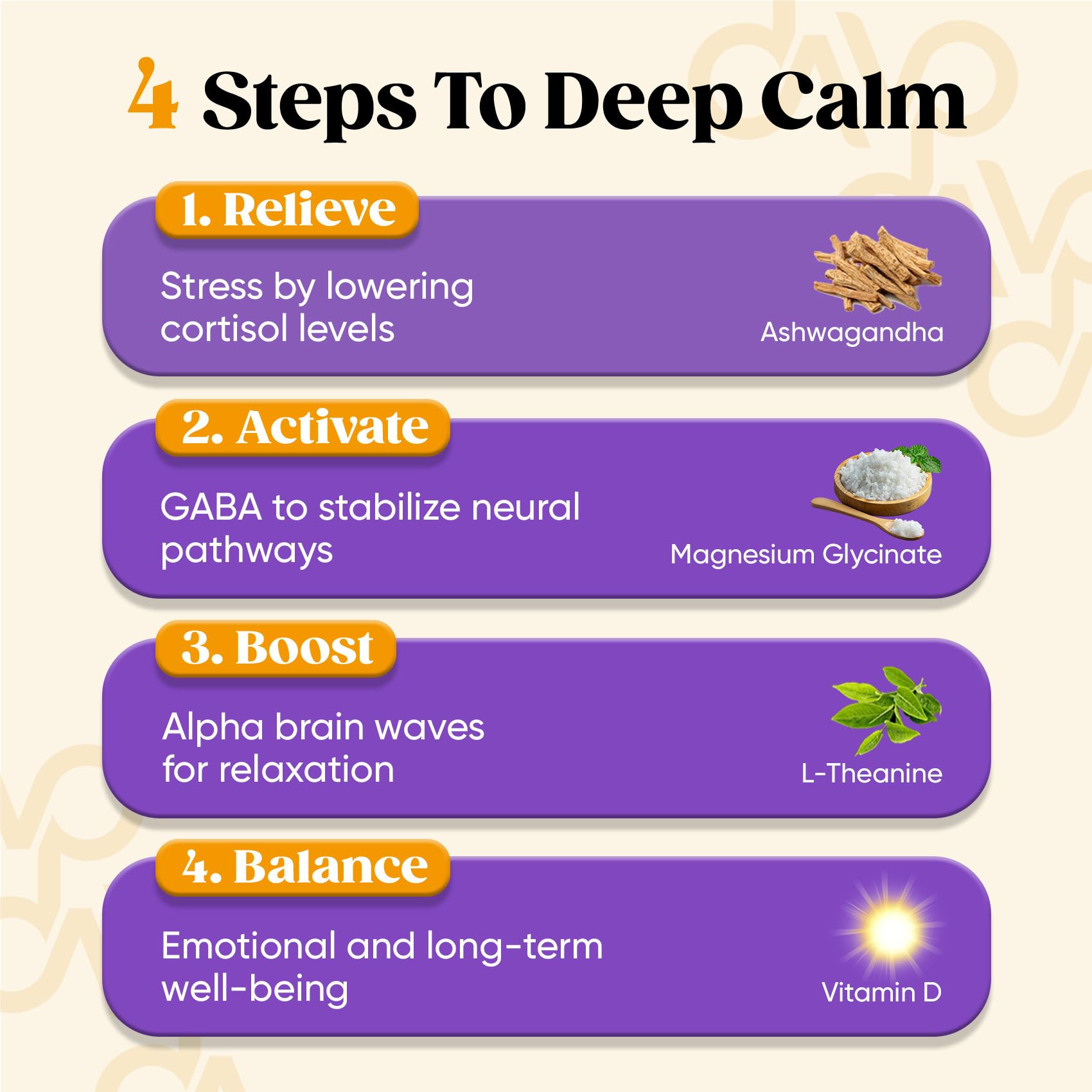 Venture Pal Calm Drink Mix, L-thanine pour soutien cognitif et calme.