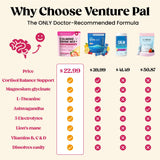 Venture Pal Calm Verre Eau – dégustation rafraîchissante favorise la détente.