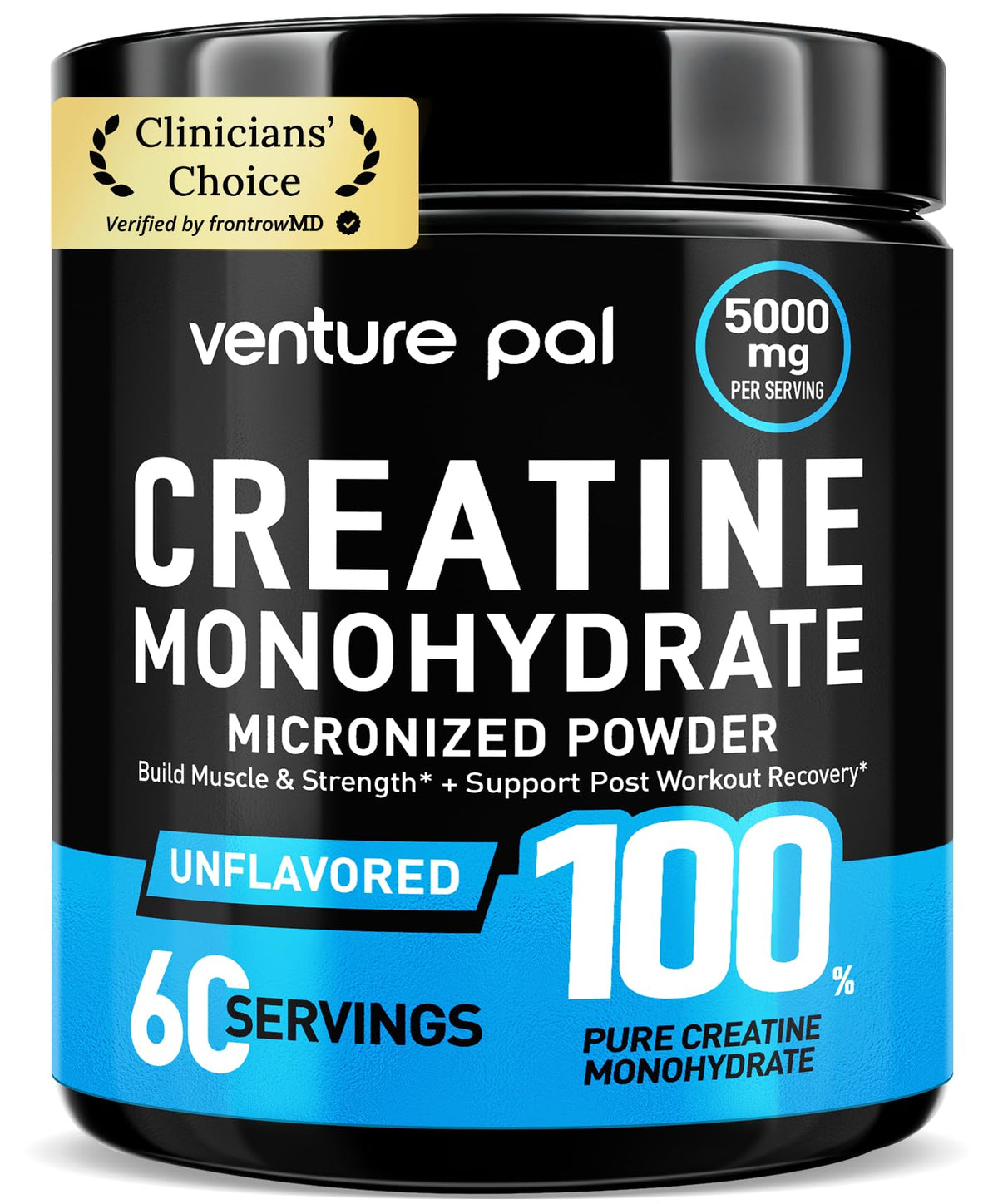Venture Pal créatine micronisée, dissolution rapide pour l'entraînement