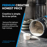 Venture Pal créatine, dosage précis grâce au versement