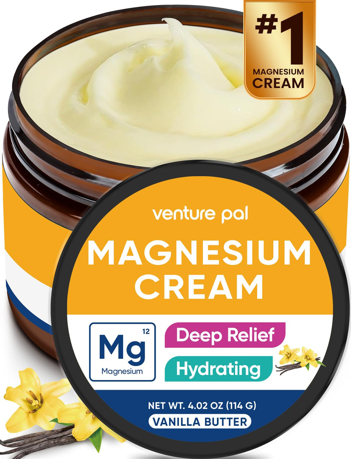 Venture Pal Lotion Magnésium – bouteille prête à l’emploi pour une peau hydratée.