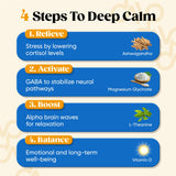 Mélange Calm Venture Pal avec magnésium glycinate pour apaiser le corps.
