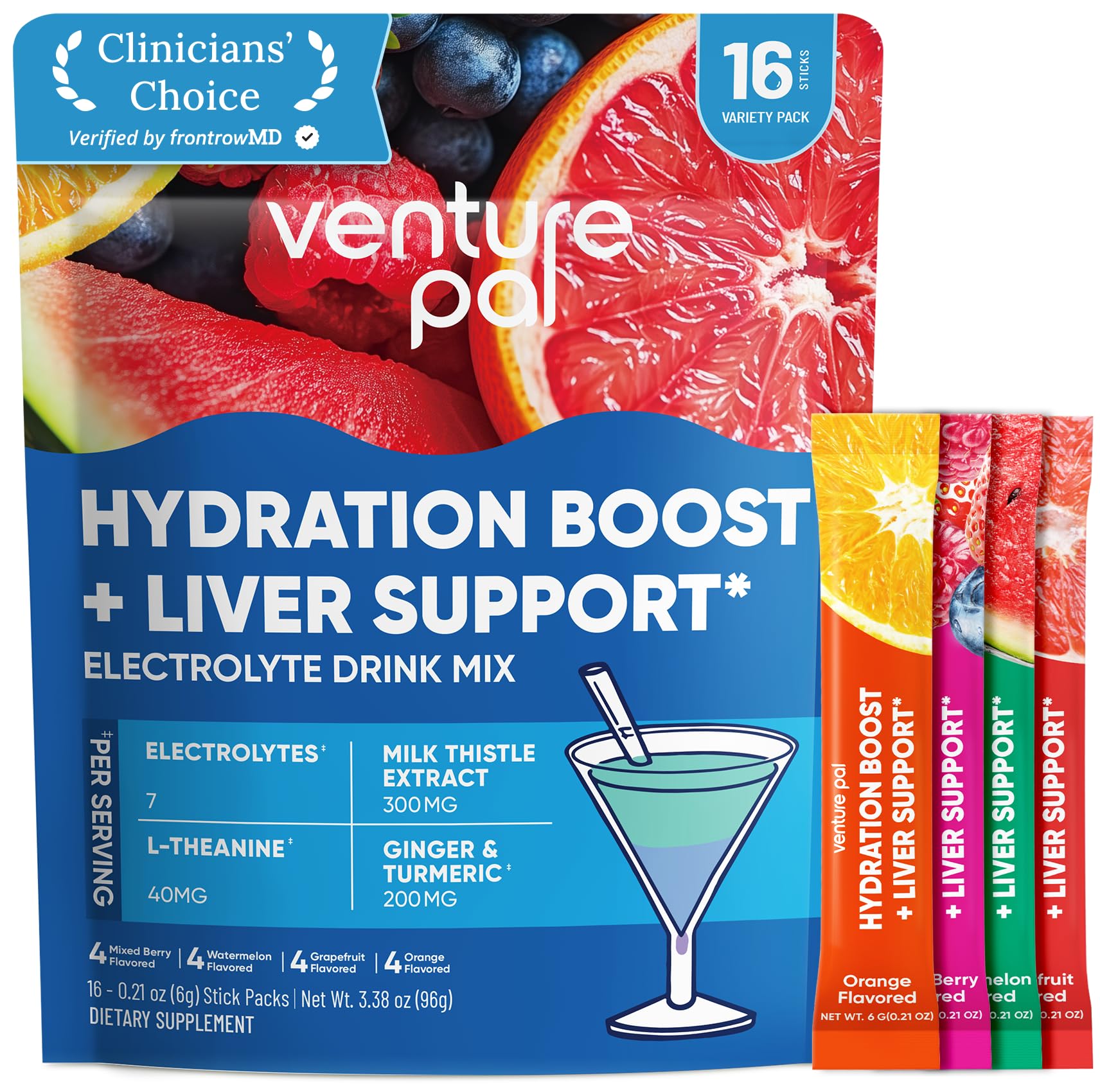 Venture Pal paquets d'hydratation emballage compact et pratique.