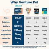 Venture Pal Électrolytes sans sucre, boisson hydratante portable.