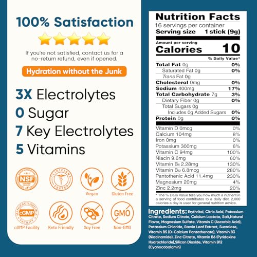 Sachet sans caféine Venture Pal, hydratation sans stimulant