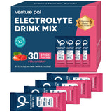Sachets Venture Pal électrolytes haute sodium offrant une hydratation sans sucre.