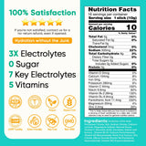 Venture Pal sachets Electrolytes sans sucre: dosage pratique pour boire n'importe quand.