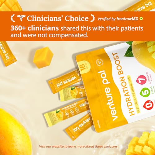 Sachets Venture Pal sans caféine, équilibre électrolytique et vitamines.