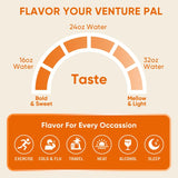 Saveur fruitée Venture Pal, sachets électrolytes sans sucre.