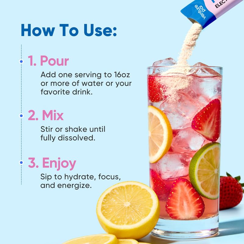 Venture Pal sans sucre, végan et adaptée au keto pour hydratation.