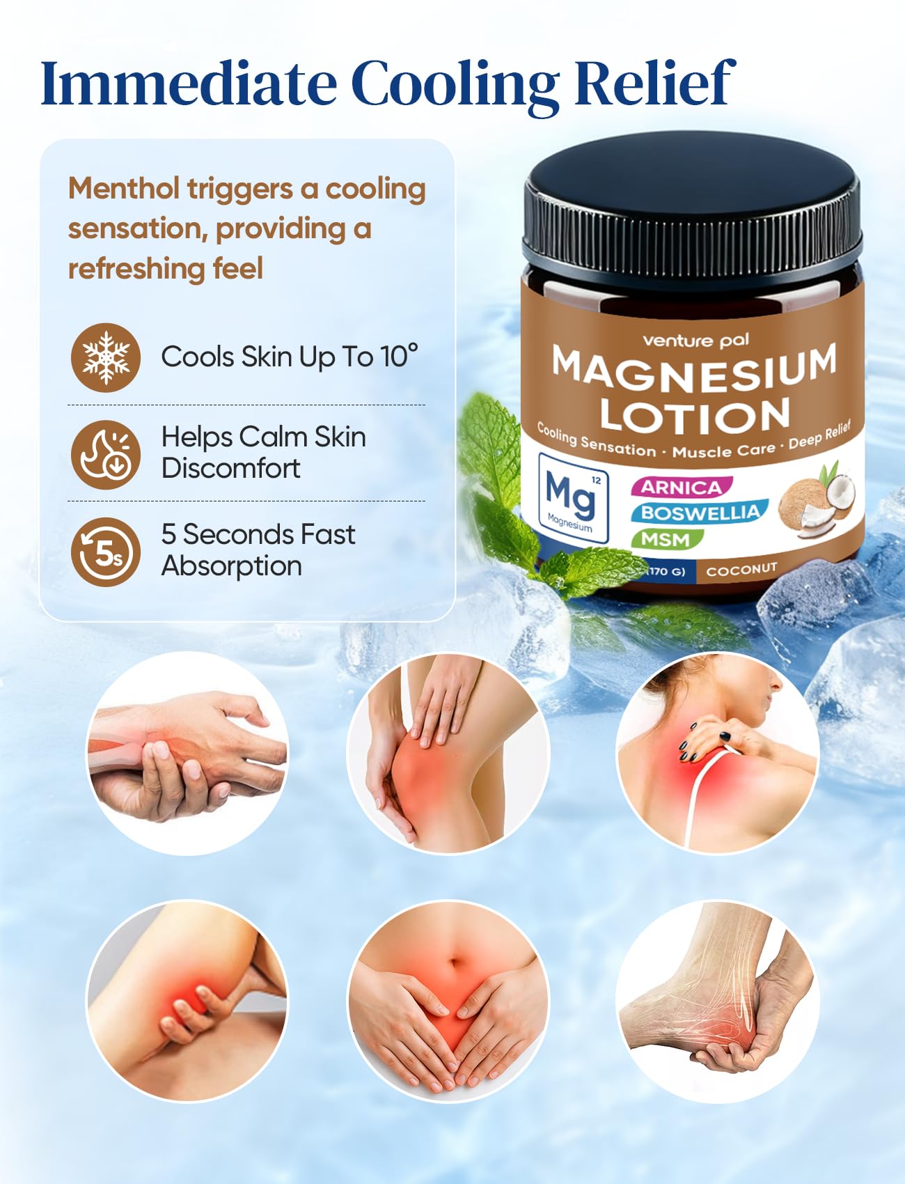 Sensation menthe-froide Venture Pal procure fraîcheur instantanée.